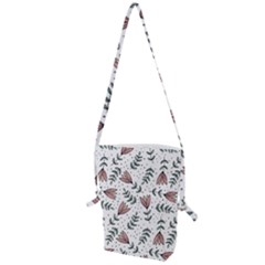 Flowers-49 Folding Shoulder Bag by nateshop