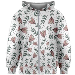 Flowers-49 Kids  Zipper Hoodie Without Drawstring by nateshop