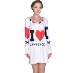 I Love Lawrence Long Sleeve Nightdress by ilovewhateva