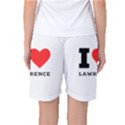 I love lawrence Women s Basketball Shorts View2