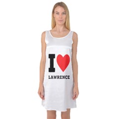 I Love Lawrence Sleeveless Satin Nightdress by ilovewhateva