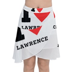 I Love Lawrence Chiffon Wrap Front Skirt by ilovewhateva