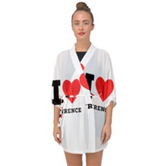 I Love Lawrence Half Sleeve Chiffon Kimono by ilovewhateva