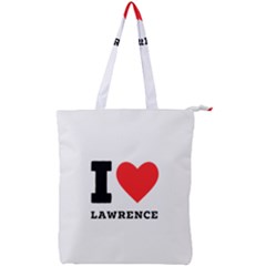 I Love Lawrence Double Zip Up Tote Bag by ilovewhateva