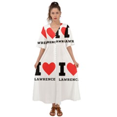 I Love Lawrence Kimono Sleeve Boho Dress by ilovewhateva