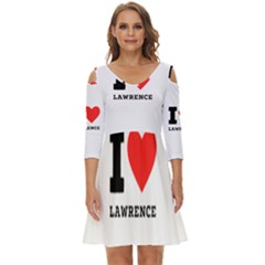 I Love Lawrence Shoulder Cut Out Zip Up Dress by ilovewhateva