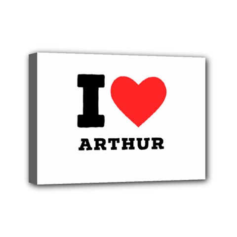 I Love Arthur Mini Canvas 7  X 5  (stretched) by ilovewhateva