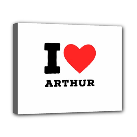 I Love Arthur Canvas 10  X 8  (stretched) by ilovewhateva