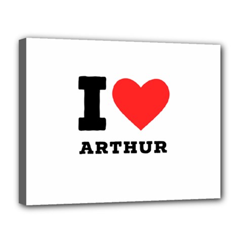 I Love Arthur Canvas 14  X 11  (stretched) by ilovewhateva