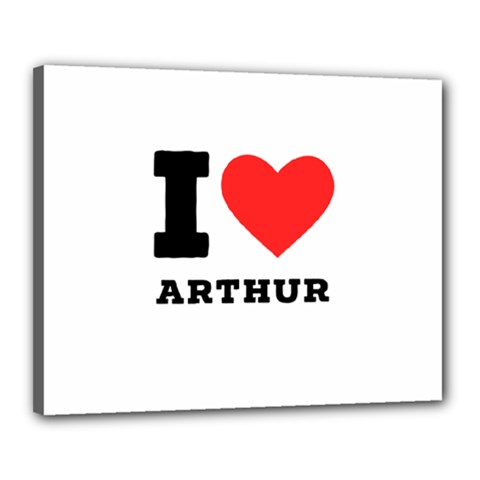 I Love Arthur Canvas 20  X 16  (stretched) by ilovewhateva