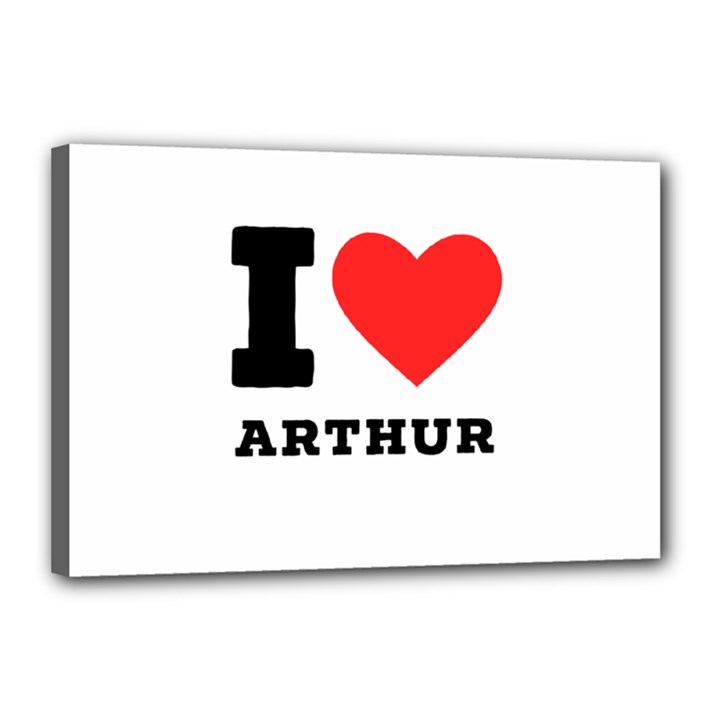 I love arthur Canvas 18  x 12  (Stretched)