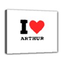 I love arthur Deluxe Canvas 20  x 16  (Stretched) View1