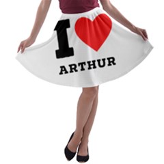 I Love Arthur A-line Skater Skirt by ilovewhateva