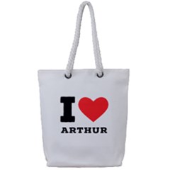 I Love Arthur Full Print Rope Handle Tote (small) by ilovewhateva