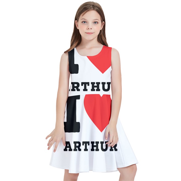 I love arthur Kids  Skater Dress