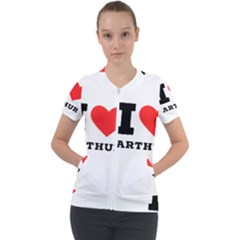 I Love Arthur Short Sleeve Zip Up Jacket by ilovewhateva