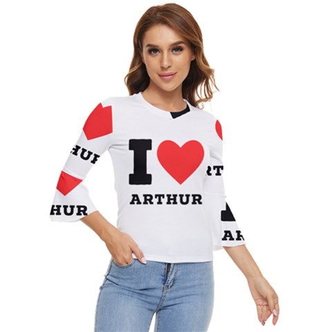 I Love Arthur Bell Sleeve Top by ilovewhateva