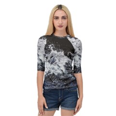 Tempestuous Beauty Art Print Quarter Sleeve Raglan Tee