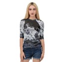 Tempestuous Beauty Art Print Quarter Sleeve Raglan Tee View1