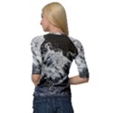 Tempestuous Beauty Art Print Quarter Sleeve Raglan Tee View2