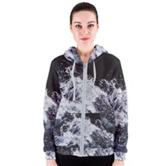 Tempestuous Beauty Art Print Women s Zipper Hoodie by dflcprintsclothing