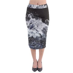 Tempestuous Beauty Art Print Midi Pencil Skirt by dflcprintsclothing