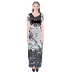 Tempestuous Beauty Art Print Short Sleeve Maxi Dress by dflcprintsclothing