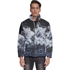 Tempestuous Beauty Art Print Men s Puffer Bubble Jacket Coat by dflcprintsclothing