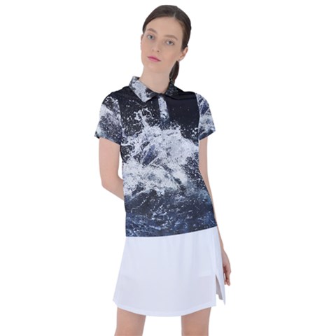 Tempestuous Beauty Art Print Women s Polo Tee by dflcprintsclothing