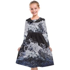 Tempestuous Beauty Art Print Kids  Midi Sailor Dress by dflcprintsclothing