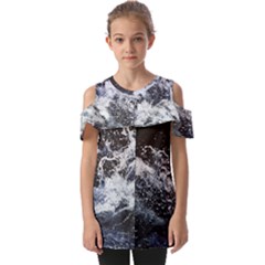 Tempestuous Beauty Art Print Fold Over Open Sleeve Top by dflcprintsclothing