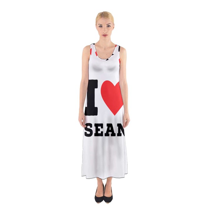 I love sean Sleeveless Maxi Dress