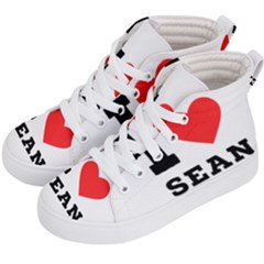 I Love Sean Kids  Hi-top Skate Sneakers by ilovewhateva