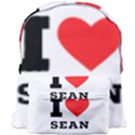 I love sean Giant Full Print Backpack View1