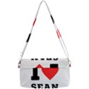 I love sean Removable Strap Clutch Bag View2