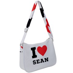 I Love Sean Zip Up Shoulder Bag by ilovewhateva