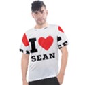 I love sean Men s Sport Top View1