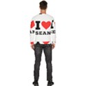 I love sean Men s Fleece Sweatshirt View4