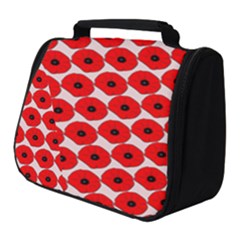 Red Peony Flower Pattern Full Print Travel Pouch (small) by GardenOfOphir