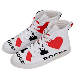 I Love Roger Men s Hi-top Skate Sneakers by ilovewhateva