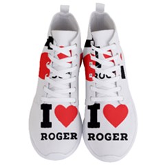 I Love Roger Men s Lightweight High Top Sneakers by ilovewhateva