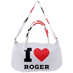 I Love Roger Removal Strap Handbag by ilovewhateva