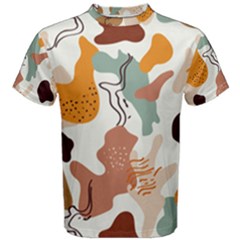 Shapes Pattern Men s Cotton Tee