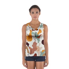 Shapes Pattern Sport Tank Top  by BlackRoseStore