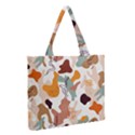 Shapes Pattern Zipper Medium Tote Bag View2