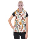 Shapes Pattern Women s Button Up Vest View1