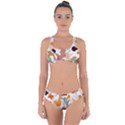 Shapes Pattern Criss Cross Bikini Set View1