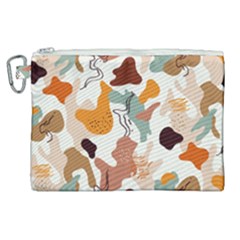 Shapes Pattern Canvas Cosmetic Bag (xl) by BlackRoseStore