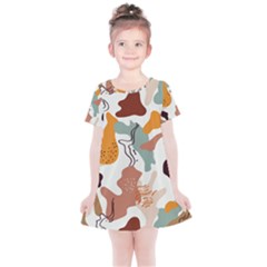 Shapes Pattern Kids  Simple Cotton Dress by BlackRoseStore