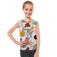 Shapes Pattern Kids  Mesh Tank Top by BlackRoseStore